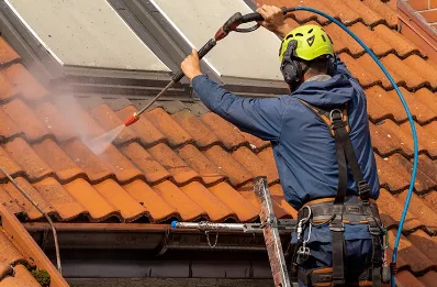 Démoussage et hydrofuge de toiture à Reumont
